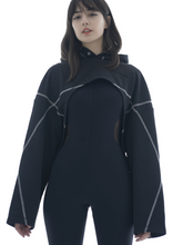 Завантажте зображення в переглядач галереї, TUR WEAR | Оверсайз худі з вирізом "ORVIA"

