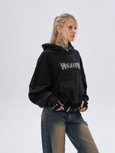 Завантажте зображення в переглядач галереї, TUR WEAR | Варене худі з поясом "Хевен"

