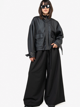 Завантажте зображення в переглядач галереї, TUR WEAR | Куртка оверсайз крою з екошкіри "Рей"
