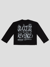 Load image into Gallery viewer, BEOMDSGN | Лонгслів оверсайз вкорочний SUCCESS
