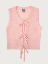 Завантажте зображення в переглядач галереї, WARM HUGS ONLY | Безрукавка з бантиками
