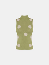 Завантажте зображення в переглядач галереї, WARM HUGS ONLY | Вʼязаний топ у горох із шаликом
